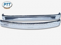 VW T2 Bus Late Bay Sainless Steel Bumpers - model 1973-1979